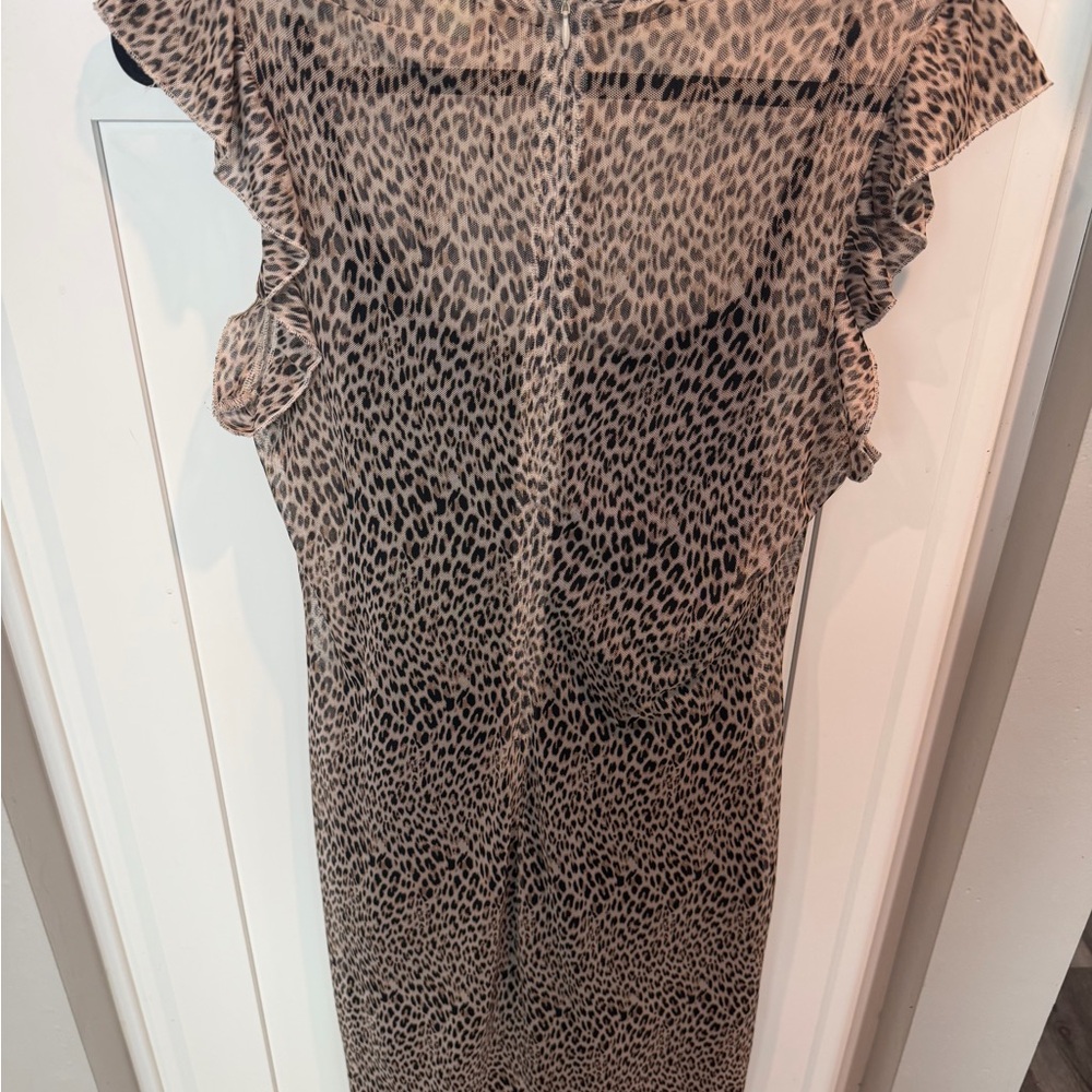 Animal Print Midi Dress - Picture 3 of 5